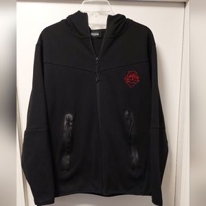 PINK DOLPHIN Black Zip Up Hoodie Jacket